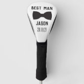 Groom Best Man Wedding Party Gift Golfheadcover (Voorkant)