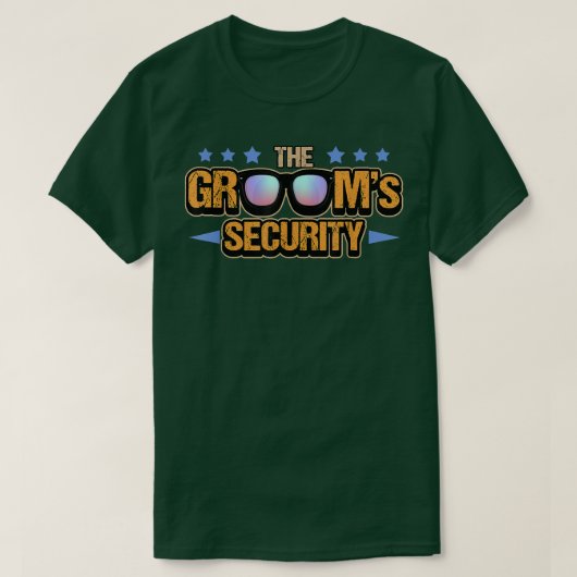 Groom-beveiliging T-shirt (Design voorkant)