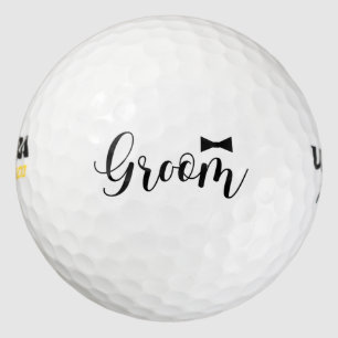 Groom-Bowtie Wedding, Bachelor-party Golfballen