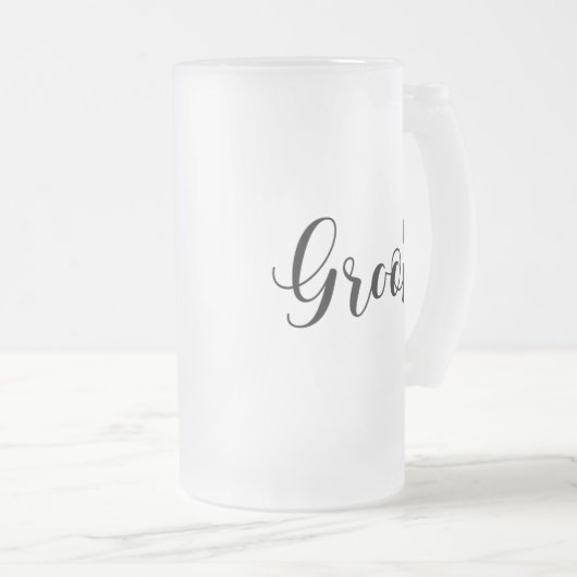 Groom-Bowtie Wedding, Bachelor-party Matglas Bierpul (Voorkant rechts)