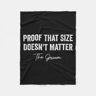 Groom bride bachelor bachelorette groomsmen party fleece deken