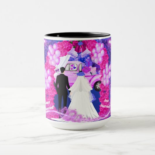 Groom Bride Coffee Mok (Midden)