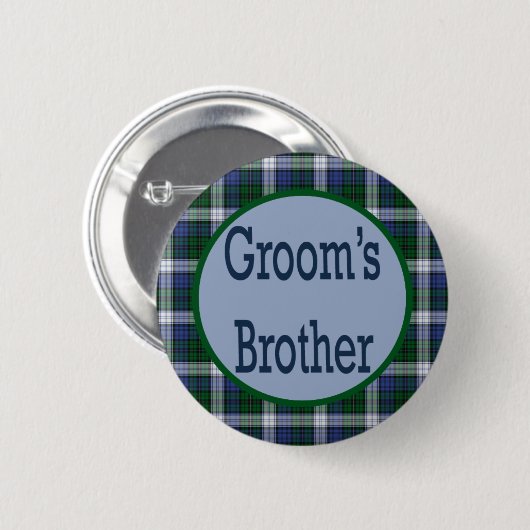 Groom Brother Button (Voorkant /achterkant)