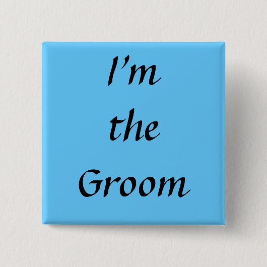 Groom Button (Voorkant)