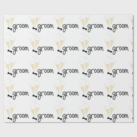 Groom Cadeaupapier (Vlak)