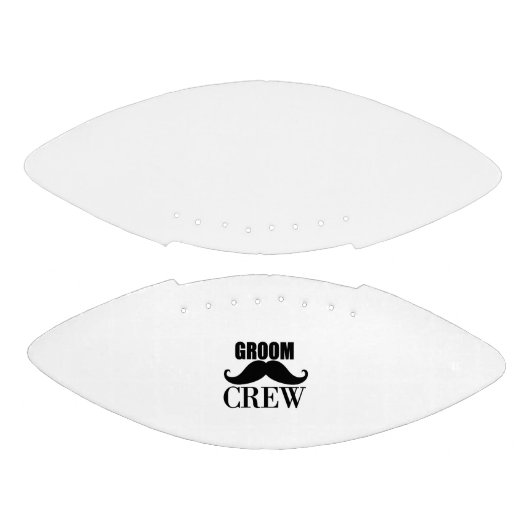 Groom Crew Bachelor Party Weddenschap Black Gift American Football (Panelen)