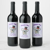 Groom Dank U Koala Beer met Pun Wijn Etiket (Flessen)