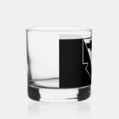 Groom Dapper Sips – Tuxedo Rocks Glas (Rechts)