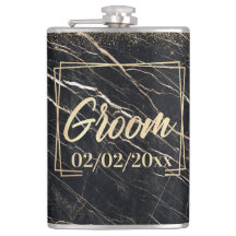 Groom Elegant: Gouden Marmeren Viering