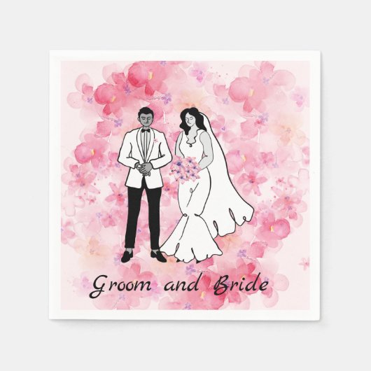 GROOM EN BRIDE SERVET (Voorkant)