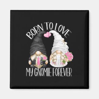 Groom- en bruidgnomen voor weddenschapskoepels magneet