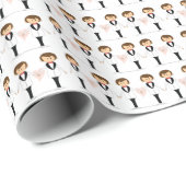 Groom- en Groom Gift Wrap Cadeaupapier (Rol Hoek)