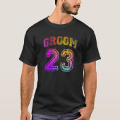 Groom Engagement Party Groom Matching 2023 Honeymo T-shirt (Voorkant)