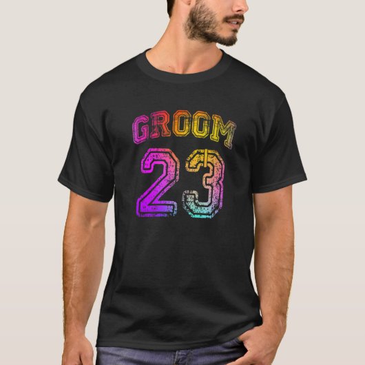 Groom Engagement Party Groom Matching 2023 Honeymo T-shirt (Voorkant)