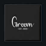 Groom Est 2025 Getrouwd Bruidsfeest Bachel Magneet<br><div class="desc">Bruidegom Est 2025 Getrouwd Bruidsfeest Bachelor</div>