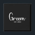Groom Est 2025 Getrouwd Bruidsfeest Bachel Magneet<br><div class="desc">Bruidegom Est 2025 Getrouwd Bruidsfeest Bachelor</div>