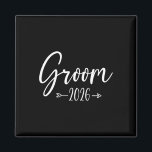Groom Est 2026 Getrouwd Wedding Engagement Party H Magneet<br><div class="desc">Groom Est 2026 Getrouwd Wedding Engagement Party Husband 2026</div>