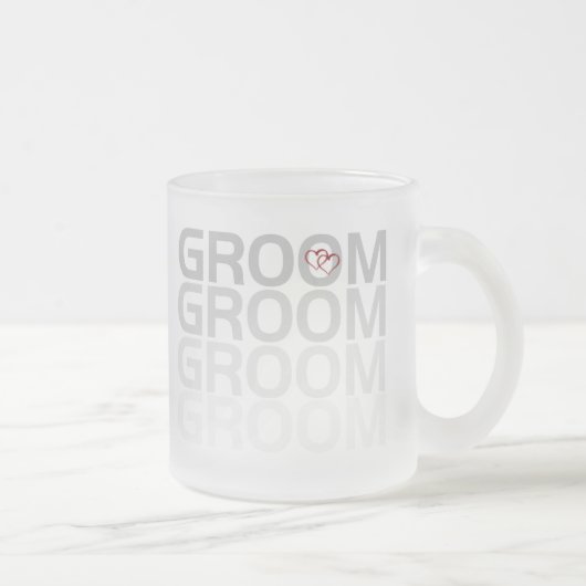 Groom Fade Matglas Koffiemok (Rechts)
