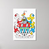 Groom Family Crest Canvas Afdruk (Voorkant)