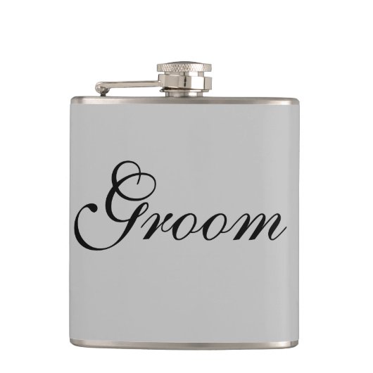 Groom Flask Heupfles (Voorkant)