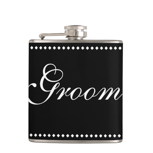 Groom Flask Heupfles (Voorkant)