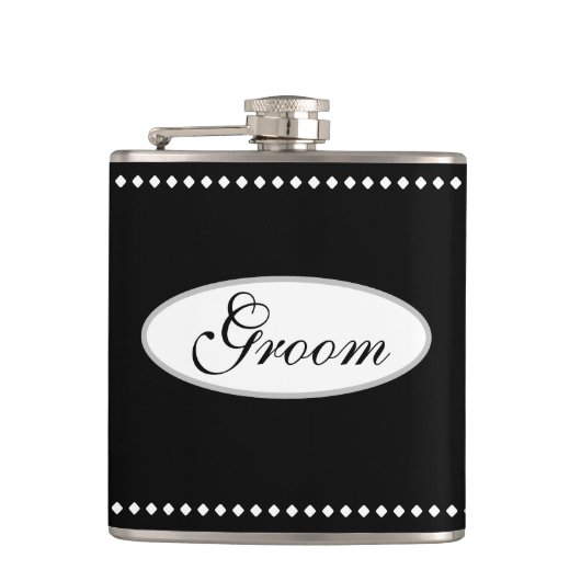 Groom Flask Heupfles (Voorkant)