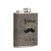 Groom Flask Mustache Heupfles (Rechts)