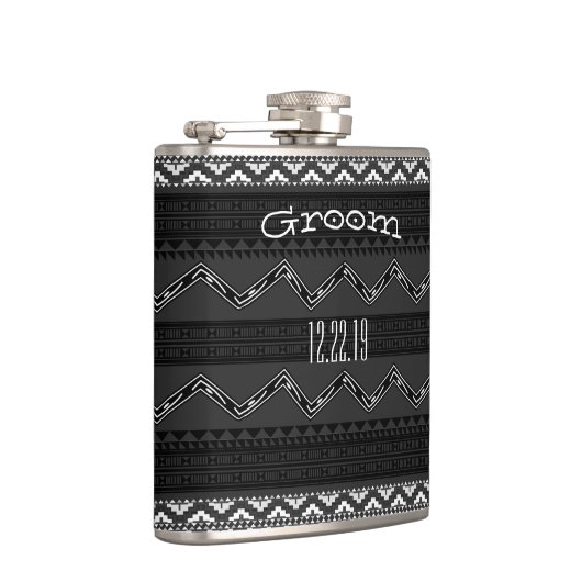 Groom Flask Mustache Heupfles (Rechts)