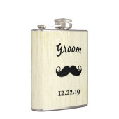 Groom Flask Mustache Heupfles (Rechts)