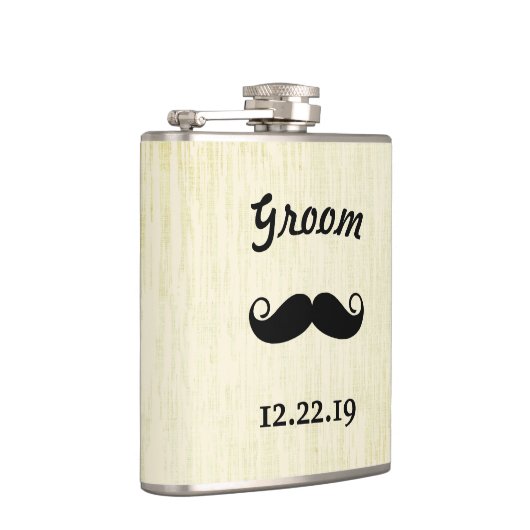 Groom Flask Mustache Heupfles (Rechts)