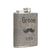 Groom Flask Mustache Heupfles (Rechts)