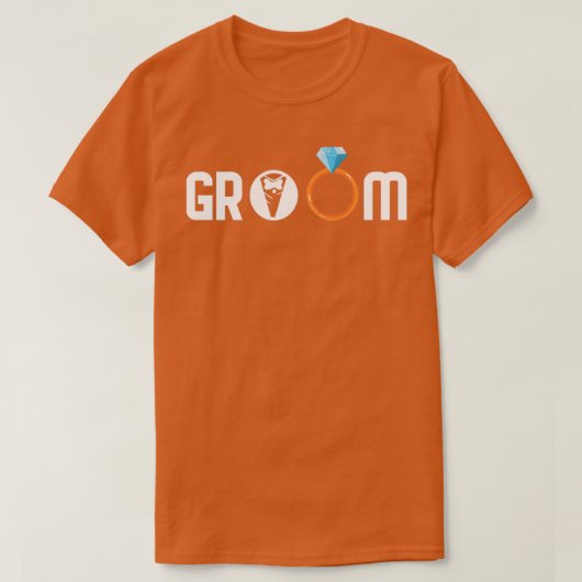 Groom for Bachelor Party and Wedding 2 T-shirt (Design voorkant)