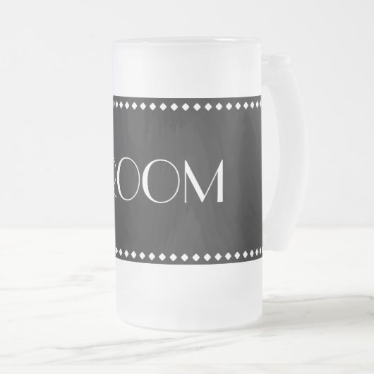 Groom Frosted Mok (Voorkant rechts)