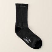 Groom Funny Cold Feet Wedday Sokken (Links binnenkant)