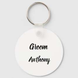 Groom Gift Custom Name Gifts Wedding Sleutelhanger