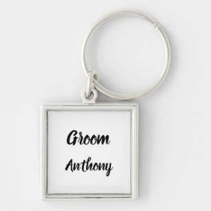 Groom Gift Custom Name Gifts Wedding Sleutelhanger