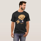 Groom Golden Retriever T-shirt (Voorkant volledig)