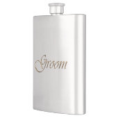 Groom, goudscriptelegant flacon (Links)