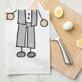 Groom-Groom dat ik wel doe Theedoek (Quarter Fold)