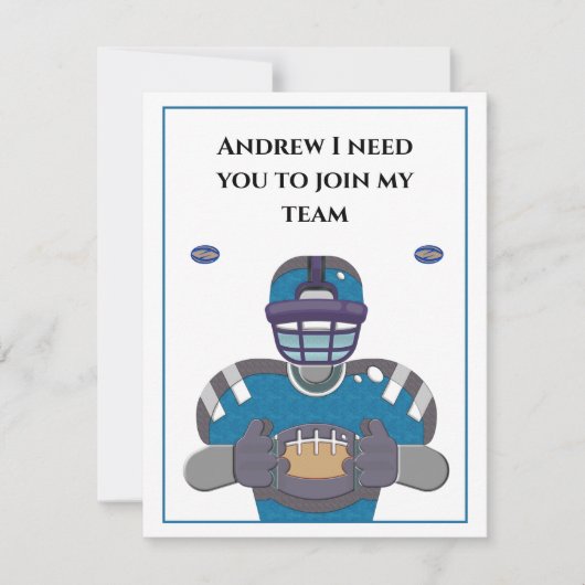 Groom Groomsman Voorstel Weddenschap personalisere Kaart (Voorkant)