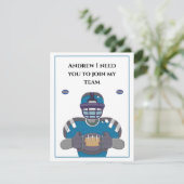 Groom Groomsman Voorstel Weddenschap personalisere Kaart (Staand voorkant)