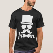 Groom Groomsmen Weddenschap cadeau Tuxedo Bachelor T-shirt (Voorkant)