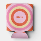 Groom Groovy Retro  Seventies Circle Custom Blikjeskoeler (Achterkant)