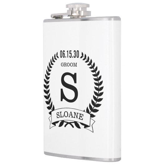 Groom Initiaal Heupfles (Links)