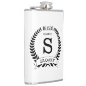 Groom Initiaal Heupfles (Rechts)