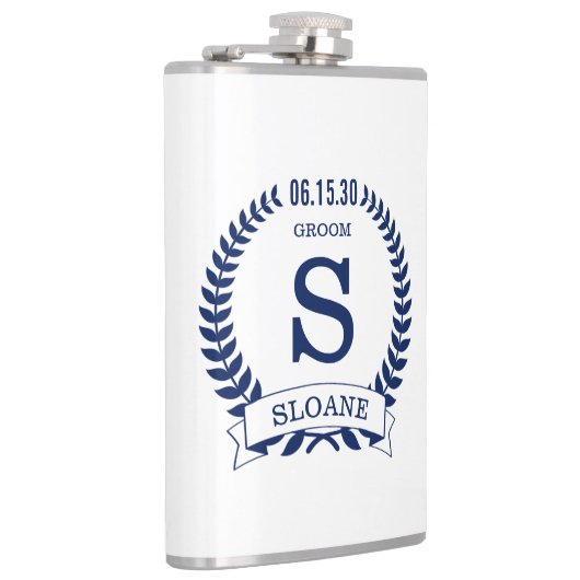 Groom Initiaal Heupfles (Rechts)