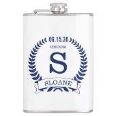 Groom Initiaal Heupfles (Voorkant)