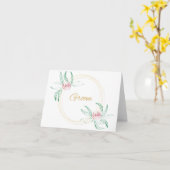 Groom Kaart (Gele Bloem)