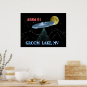 Groom Lake NV Poster (Keuken)