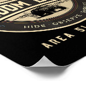 Groom Lake Summer Wilderness Camp - Grappig gebied Poster (Hoek)